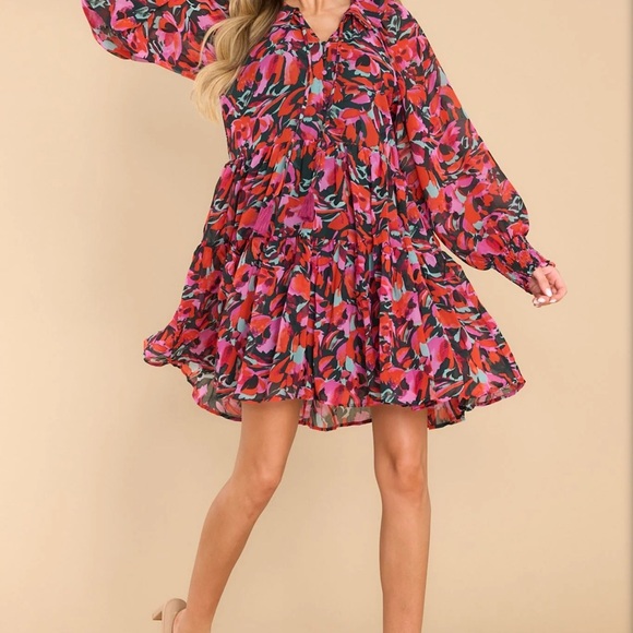 entro Dresses & Skirts - Two for one! Floral and Leopard Print babydoll Dresses